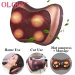 Coussin De Massage électrique - Pour Cou - L'arriere Pour Voiture Maison – Image 2
