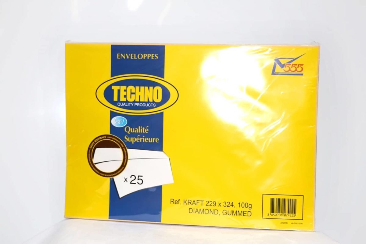 Enveloppe Kaki A4 - 229 x 324mm - Paquet de 250 – Image 2