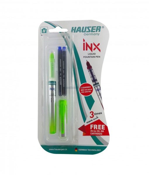 Stylo Plume Hauser INX Avec 2 Cartouches D'encre