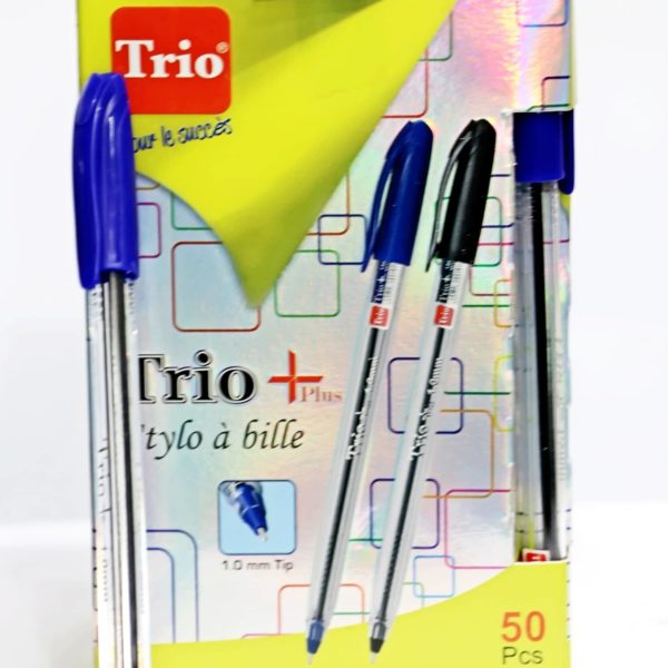 Stylo à bille TRIO Plus - Paquet de 50