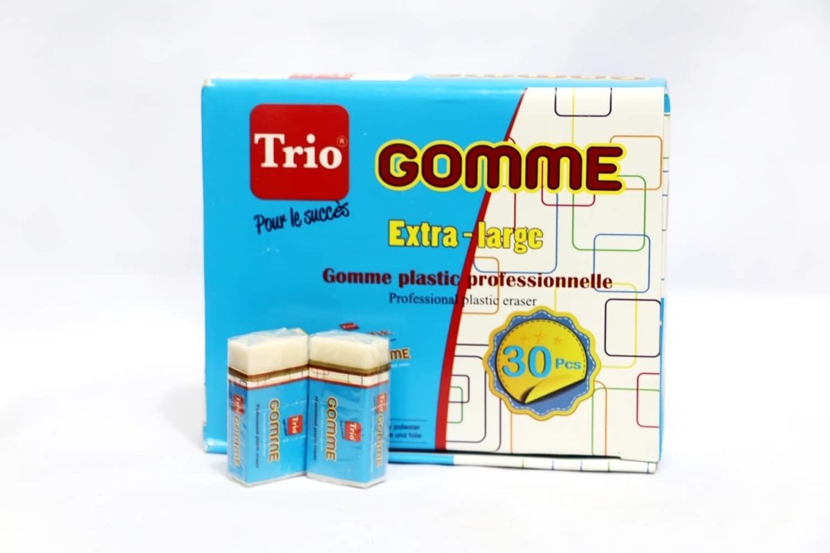 Gomme Extra-Large - TRIO - Paquet de 30