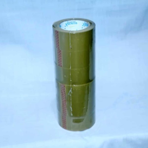 Scotch Marron - 100m - BUROTIX - Paquet de 6