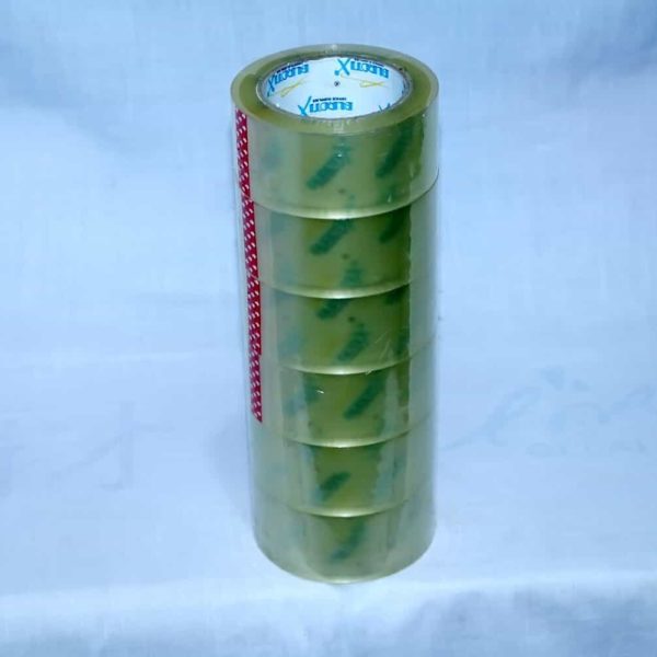 Scotch Transparent - 100m - BUROTIX - Paquet de 6