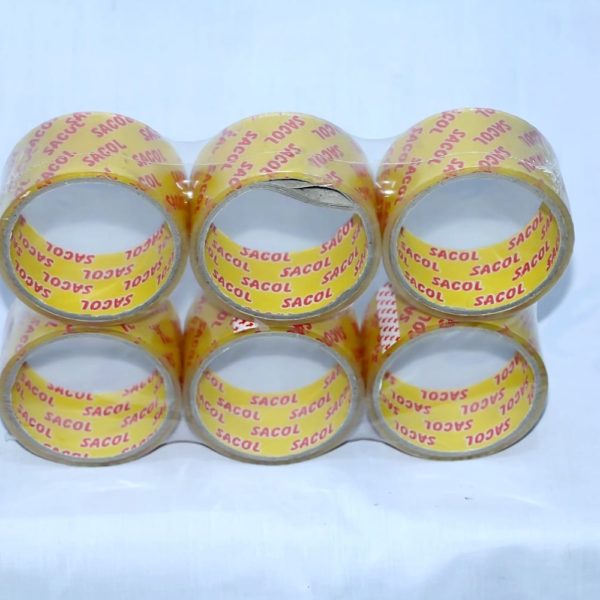 Scotch Transparent - 30m - SACOL- Paquet de 6