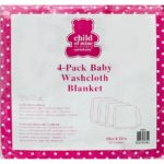 Draps pour bébé avec différent motif - 4 pièces – Image 2