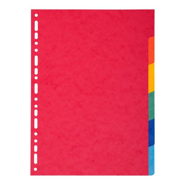 Intercalaires Couleur - Format A4 - Paquet de 12