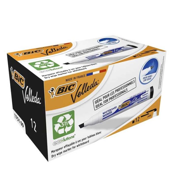 Marqueur pour tableau blanc BIC- Paquet de 12