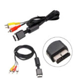 Câble audio vidéo PS2 – Noir – Image 2