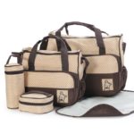 Kit Ensemble Baignoire + Sac à langer + Kangourou - Marron/Bleu – Image 3