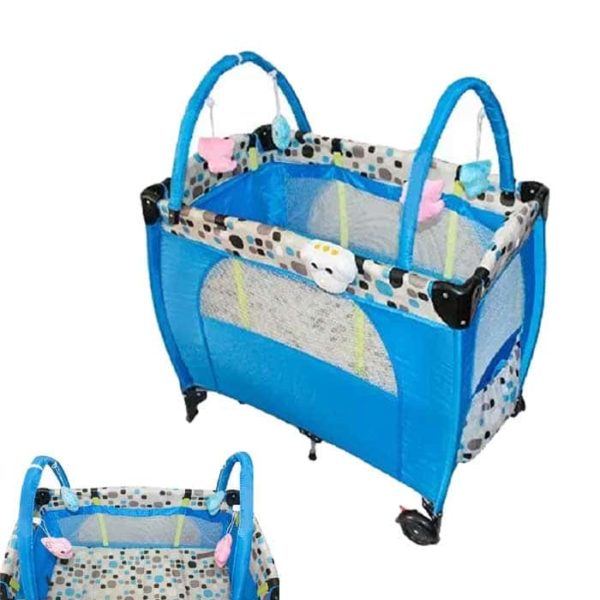 Berceau grand pour bébé - Bleu