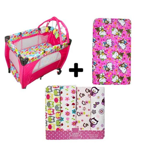 Kit de 3 pièces pour la chambre de bébé fille