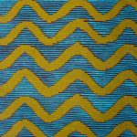 Pagne Wax Chacha - 100% coton 6 yards - Bleu – Image 2