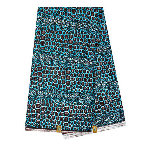 Pagne Africain Bobodouman - 100% coton 6 Yards - Bleu
