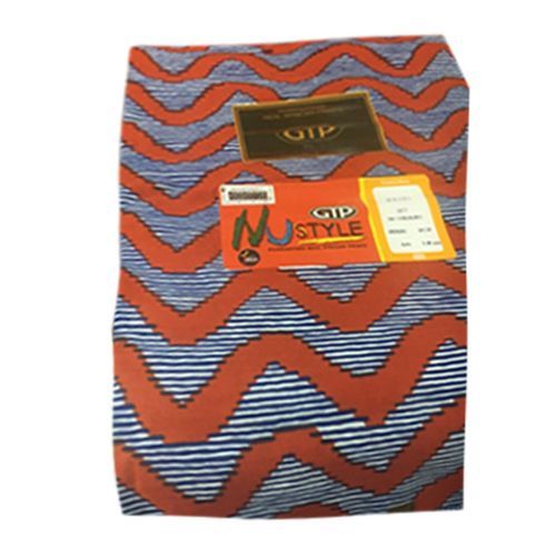 Pagne Wax Chacha - 3 Morceaux - Multicolore/Bleu