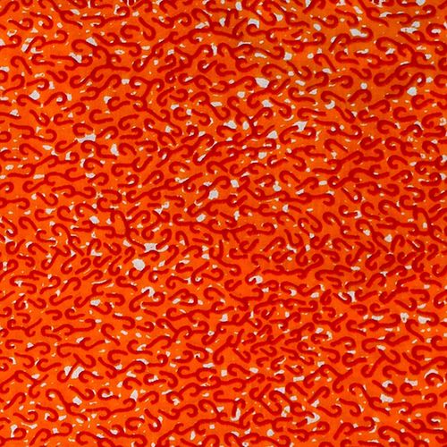 Pagne Africain Suzanne - 100% coton 6 Yards - Orange – Image 2