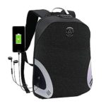 Sac à dos intelligent avec port USB & port pour écouteur - WS - Noir