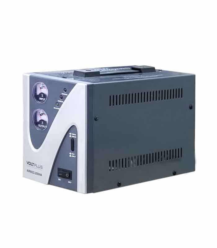 Stabilisateur - 2000 VA - Voltplus - Noir/Gris – Image 2