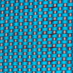 Complet Pagne Africain Anango Kete - 6 Yards - Bleu – Image 2