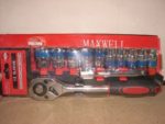 Dés/cliquet Set 1/2 12 Pcs Maxwell In Blister