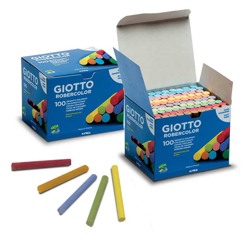 Boîte de craies de couleurs - RobertColor - Paquet de 100