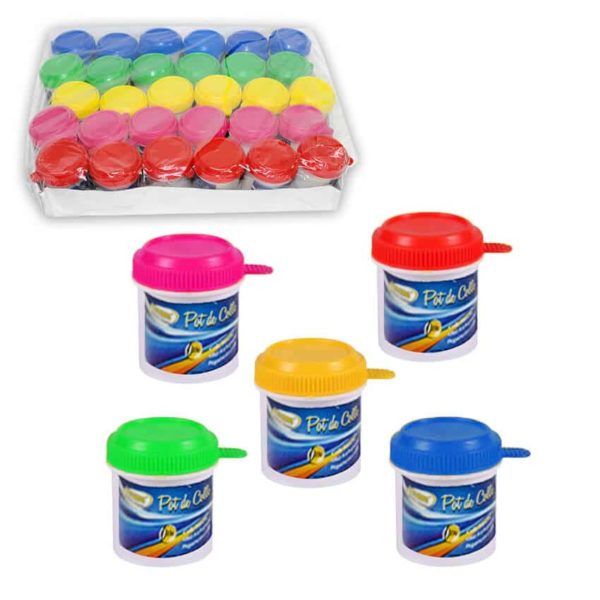 Petit pot de colle à papier - Paquet de 30