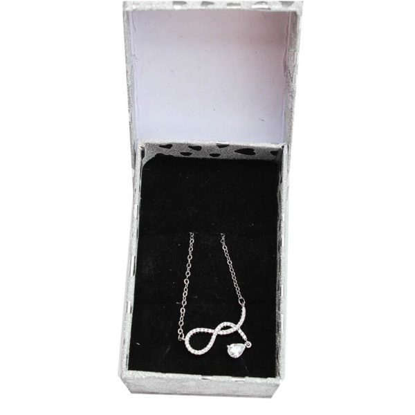 Collier avec pendentif en inox - Argenté