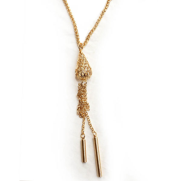 Collier Sautoir en inox - Doré