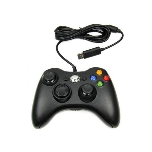Manette avec fil Xbox 360 - Noir