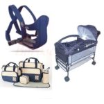 Kit Ensemble Berceau + Sac à langer + Kangourou