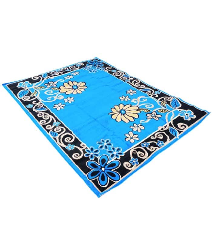 Tapis De Salon - 160-220 - Bleu Rouge Tapis De Salon - 160-220 - Bleu/Noir – Image 1