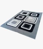 Tapis De Salon - 120- 170 - Gris/Noir