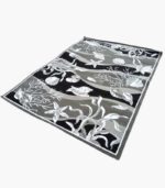Tapis De Salon - 160- 220 - Gris/Noir
