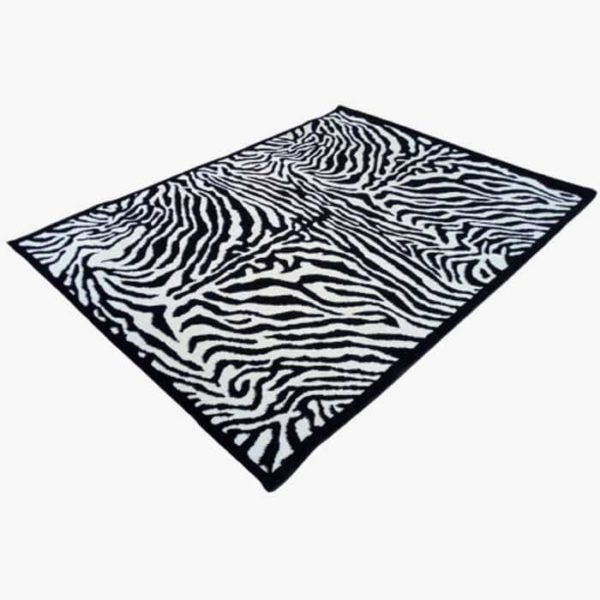 Tapis De Salon - 160- 220 - Noir/Blanc