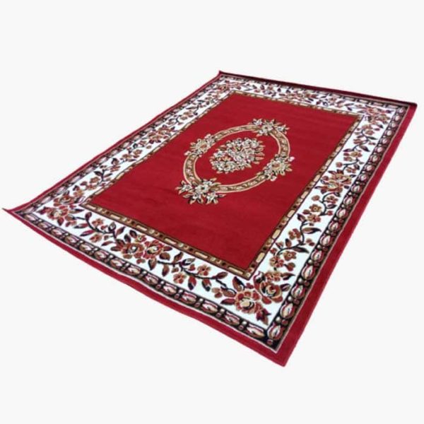 Tapis De Salon - 160- 220 - Rouge/Blanc
