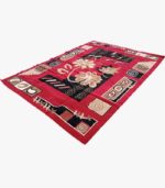 Tapis De Salon - 120- 170 - Rouge/Noir et Marron