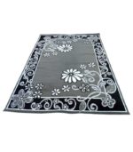 Tapis De Salon - 160-220 - Gris/Noir