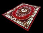 Tapis De Salon - 190- 270 - Rouge/Blanc – Image 3