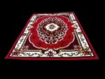Tapis De Salon - 190- 270 - Rouge/Blanc – Image 2