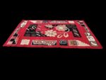 Tapis De Salon - 120- 170 - Rouge/Noir et Marron – Image 2