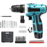 Perceuse Visseuse Sans Fil Rechargeable + 2 Batteries