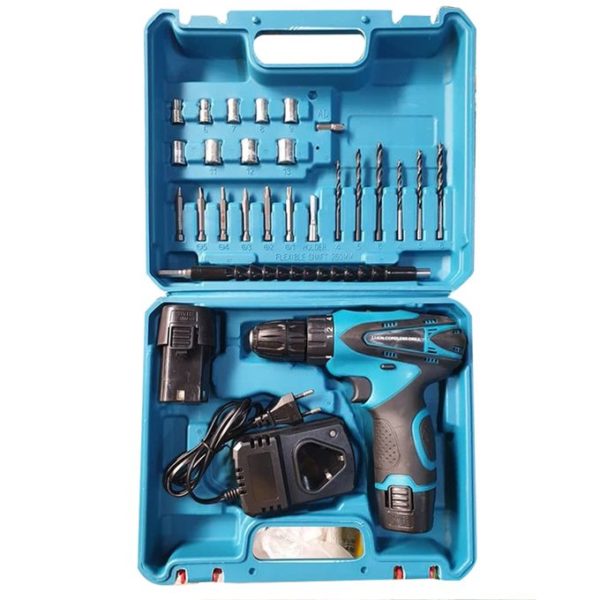 Boite à outils de perceuse à percussion