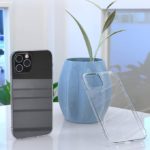 Coque Transparente IPhone 12, 12 Pro + 1 Antichoc - Noir – Image 2