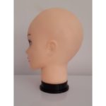 Tête de mannequin femme en plastique pour perruque – Image 2