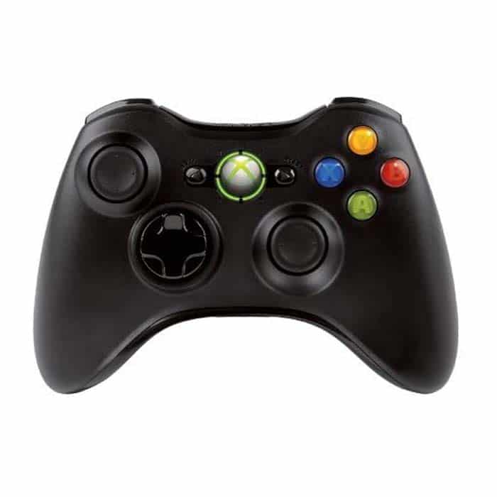 Manette sans fil pour Xbox 360 - noire1 Manette sans fil pour Xbox 360 - Noir – Image 1