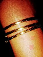 Lot de 3 bracelets en plaqué ( Ne noircit pas) – Image 4