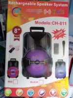 Enceinte Bluetooth portable trolley avec microphone lecteur USB – Image 3