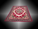 Tapis De Salon - 160- 220 - Rouge - Noir et Beige – Image 4