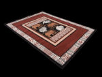 Tapis De Salon - 160- 220 - Marron Noir