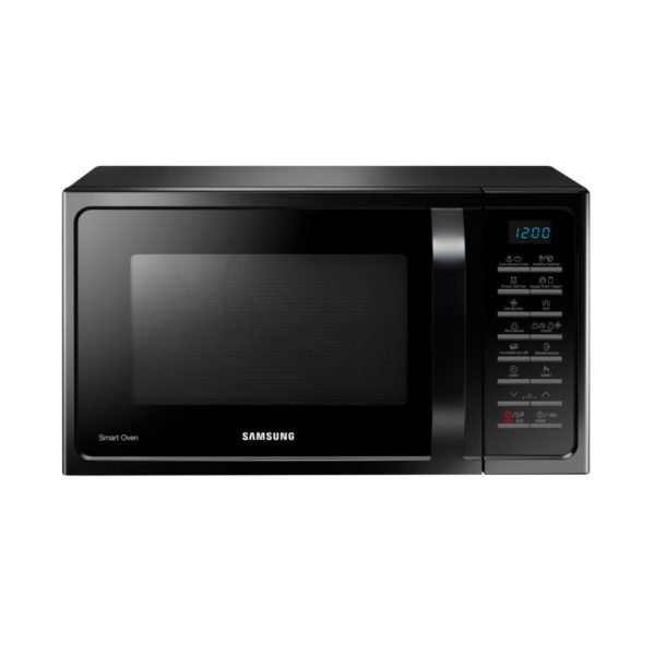 H500G_001_Front_Black-600x600-1 Samsung Four Micro-Onde - 230V-50Hz - 28L - Noir – Image 1