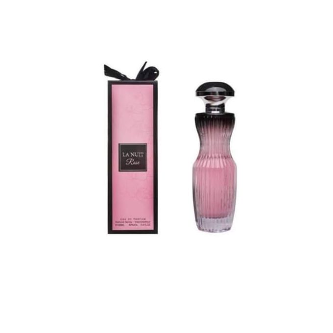 2 (6) Eau De Parfum la Nuit Rose Pour Femme 100 ml – Image 1